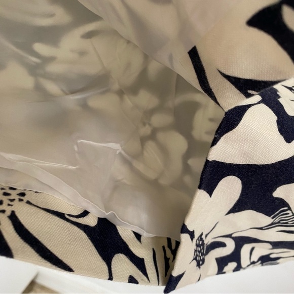 Vintage BILL BLASS Womans Linen Shift Short Sleeve Dress Sequined Beaded 12 - Picture 12 of 15